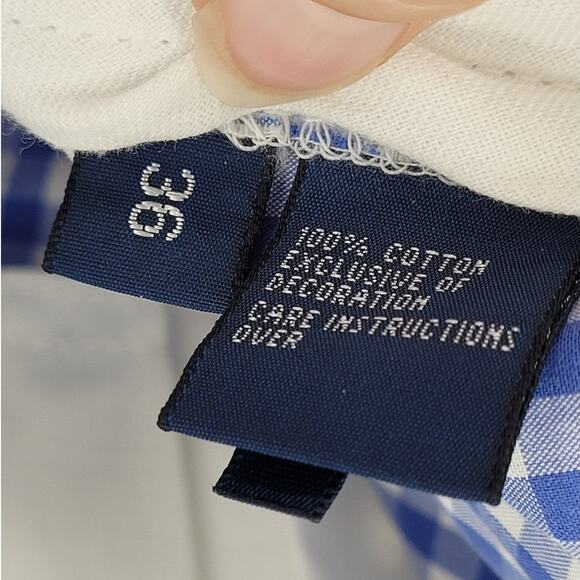 Ralph‎ Lauren Polo Golf Blue Gingham Plaid Mens Performance Shorts - Picture 12 of 15